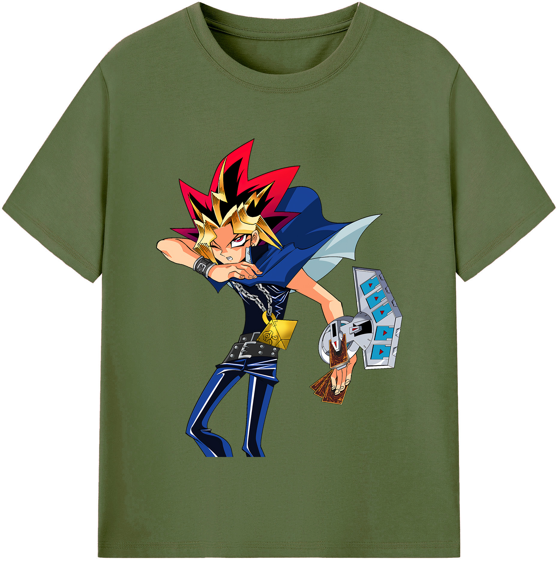（画像用） 遊☆戯☆王 Yu-Gi-Oh! 綿100％半袖Tシャツ（フロントプリント）